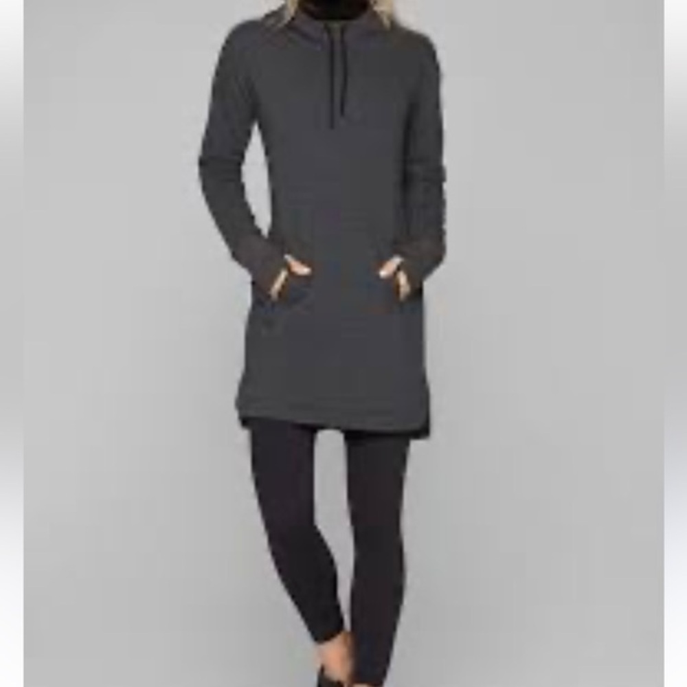 Women's Gray Hoodie Dress